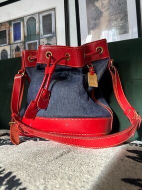 Dooney & Bourke Denim Bucket Bag